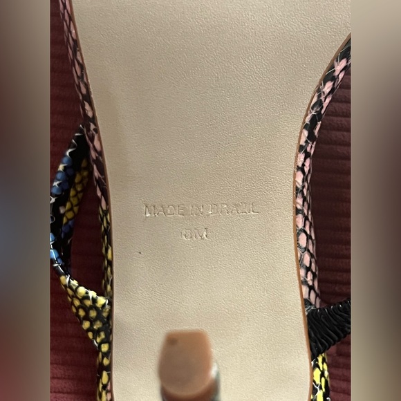 Steve Madden Colorful Snake Print Heels - Picture 6 of 6